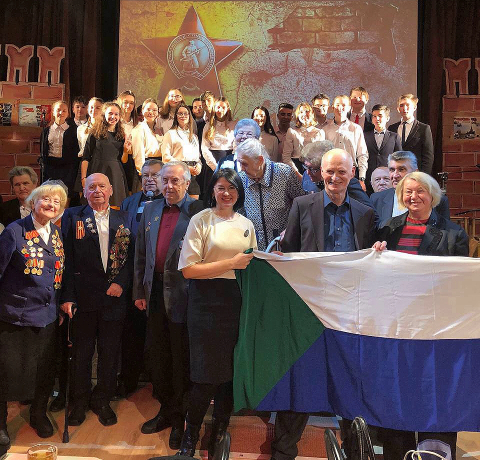 Чествование ветеранов Великой Отечественной войны в школе №1516 Москвы